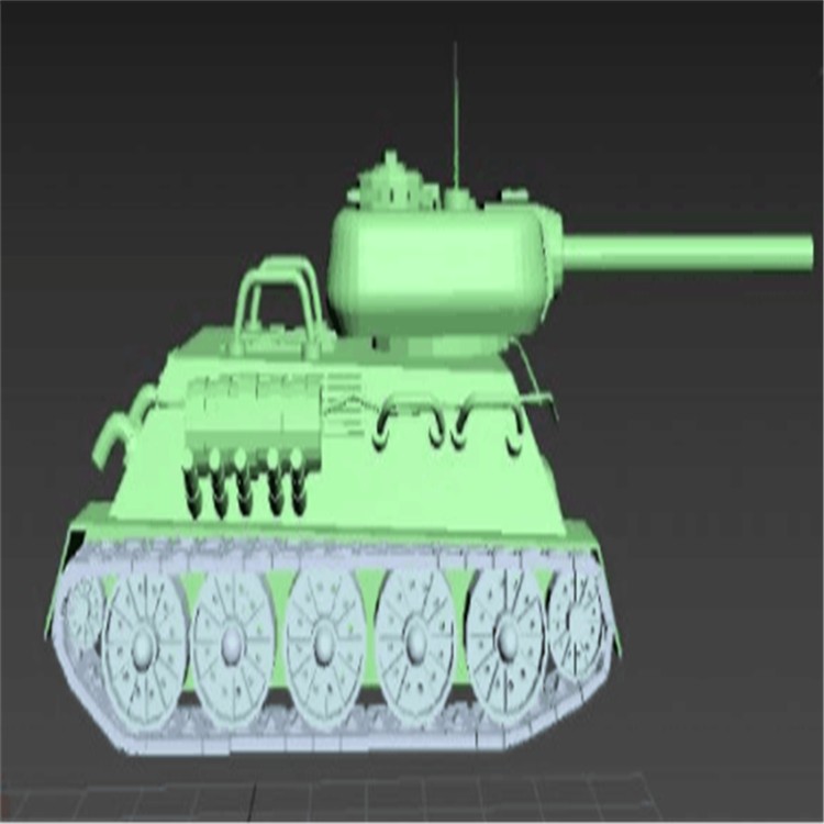 雁山充气军用坦克模型